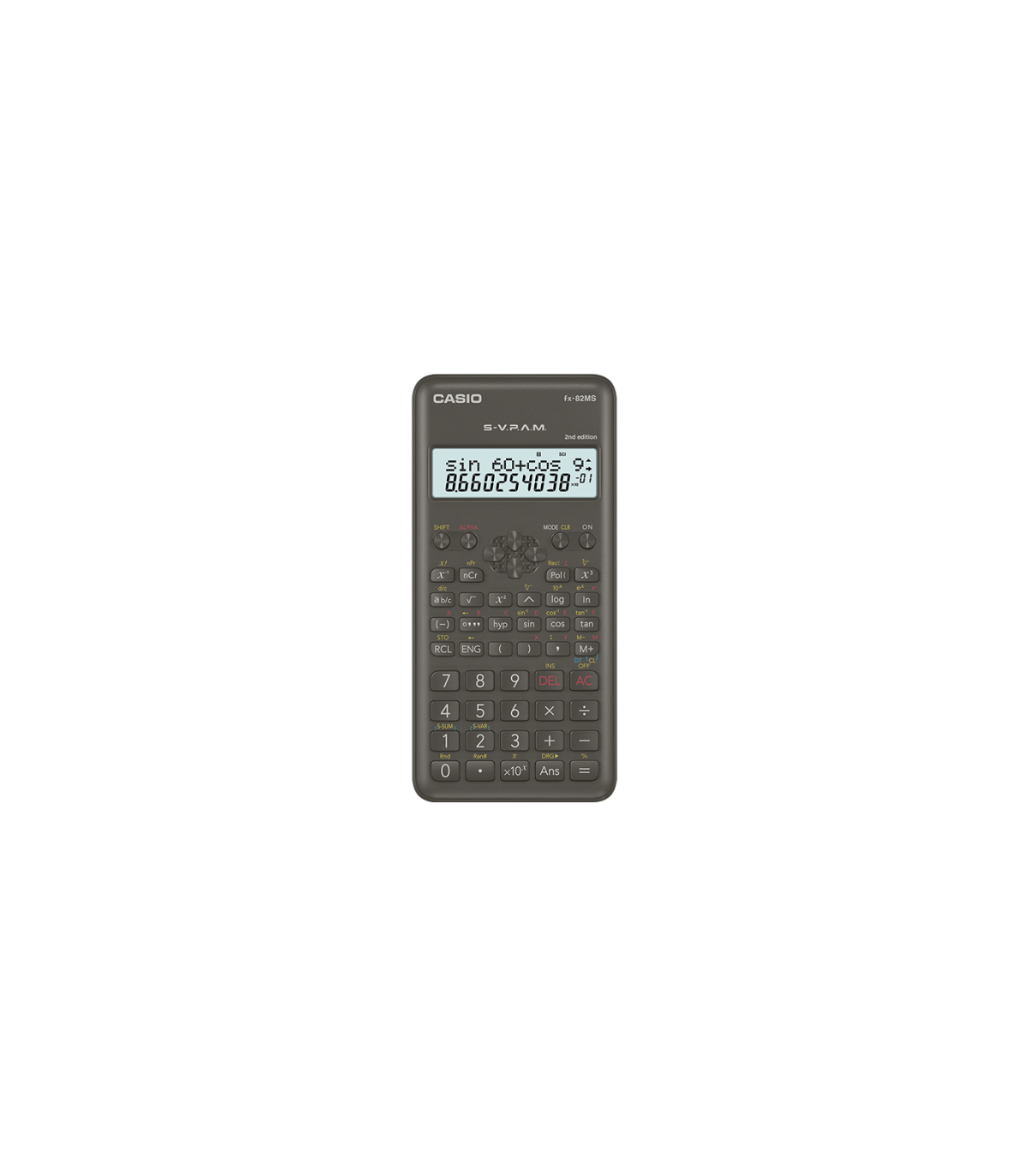 CALCULADORA CIENTIFICA DE 12 DGITOS CASIO FX-82MS-2-W-ET-B