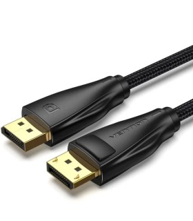 Cable DisplayPort 1.4 8K Vention HCCBF/ DisplayPort Macho - DisplayPort Macho/ 1m/ Negro