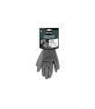 GUANTES DE TRABAJO CENTURION NITRILO/NYLON GRIS T9-GRANDE L CEGASA 327100