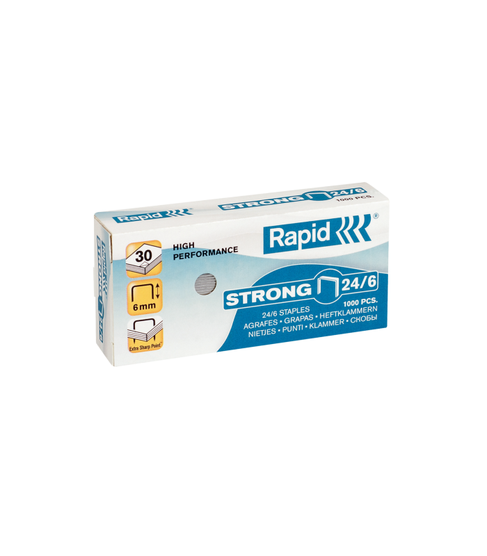 Rapid 24855800 grapa Paquete de grapas 1000 grapas