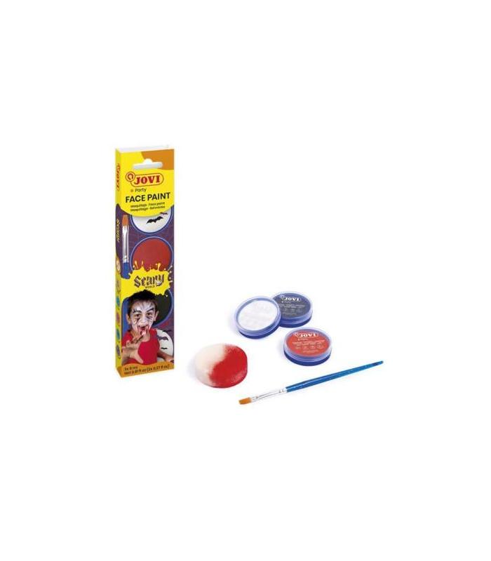 SET MAQUILLAJE SCARY 3 BOTES 8ML CREMA + ACCESORIOS JOVI 174SC