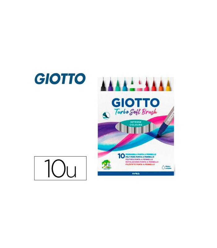 ESTUCHE 10 UDS TURBO SOFT BRUSH GIOTTO F426800