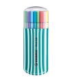 ESTUCHE ROTULADOR PUNTA MEDIA 1MM. ZEBRUI 20 UNIDADES TURQUESA STABILO 6820-02-2-5