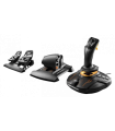 Thrustmaster T.16000M FCS Flight Pack Palanca De Mando Mac,PC Analgico/Digital USB Negro