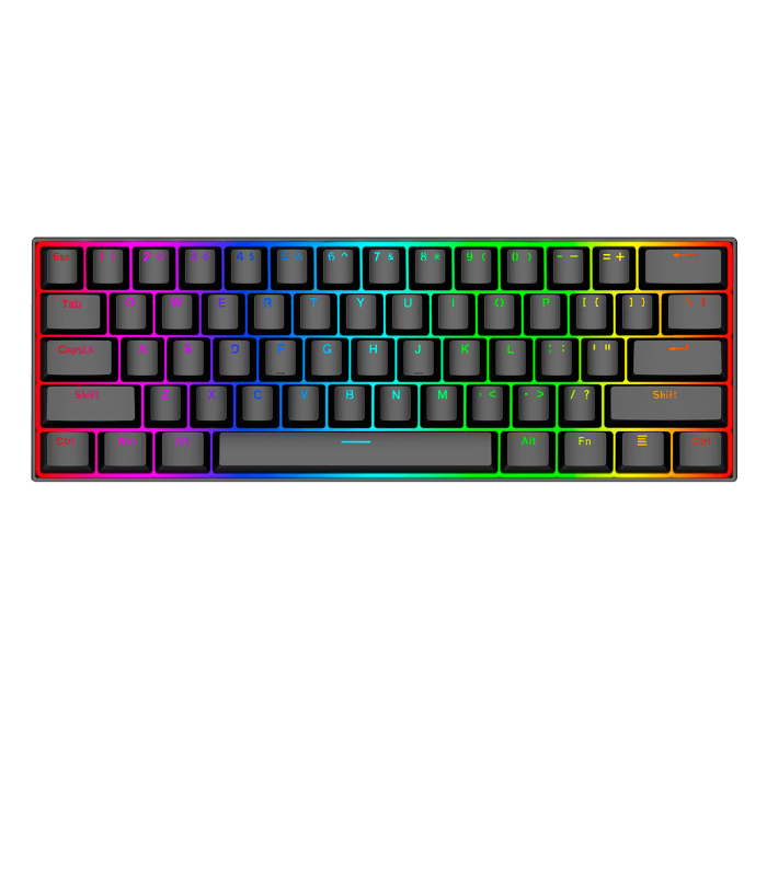 Redragon - DRAGONBORN Teclado Mecnico Gaming Switch Rojo RGB Negro - Layout España