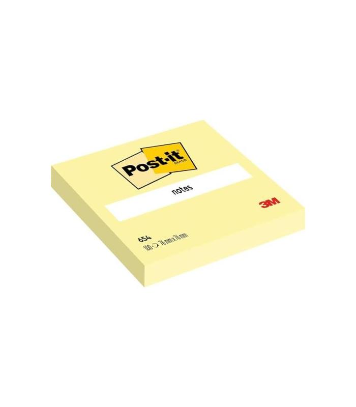 PACK 12 BLOCS 100 HOJAS Z-NOTES 76X127MM CANARY YELLOW CAJA CARTN R350 CY POST-IT 7100290186