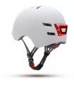 YOUIN CASCO CON LED FRONTAL Y TRASERO BLANCO  (TALLA L)