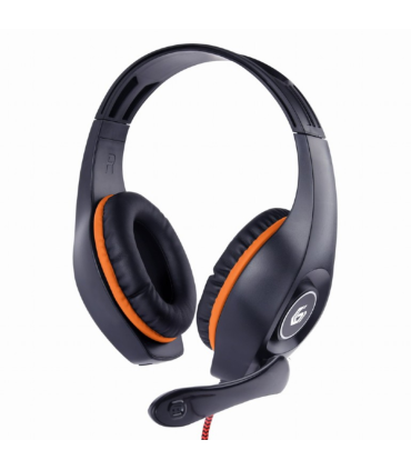 AURICULARES GEMBIRD NARANJA- NEGRO 3,5MM