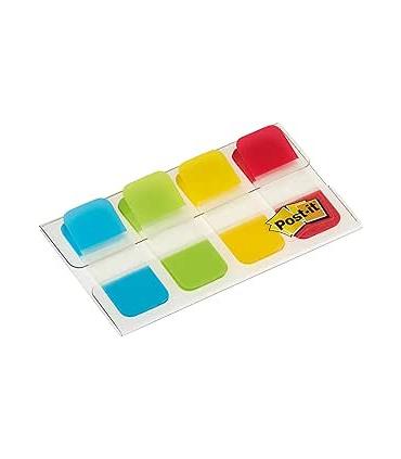 BLISTER DISPENSADOR 40 MARCADORES INDEX RGIDO 15,8X38MM ROJO/AMARILLO/LIMA/AZUL 676-ALYR-EU POST-IT 7100070595