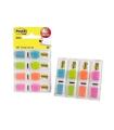 PACK 3+1 DISPENSADORES X 35 MARCADORES INDEX PEQUEOS 11,9X43,2MM COLORES SURTIDOS TRANSLCIDOS 683-4ABB POST-IT 7100019101