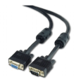 Cable VGA M/H Mcoax 2m BK Ferr