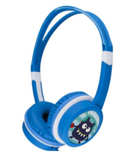 AURICULARES PARA NIOS GEMBIRD CONTROL DE VOLUMEN AZUL