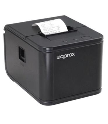 Impresora de Tickets Approx appPOS58AU/ Trmica/ Ancho papel 58mm/ USB/ Negra