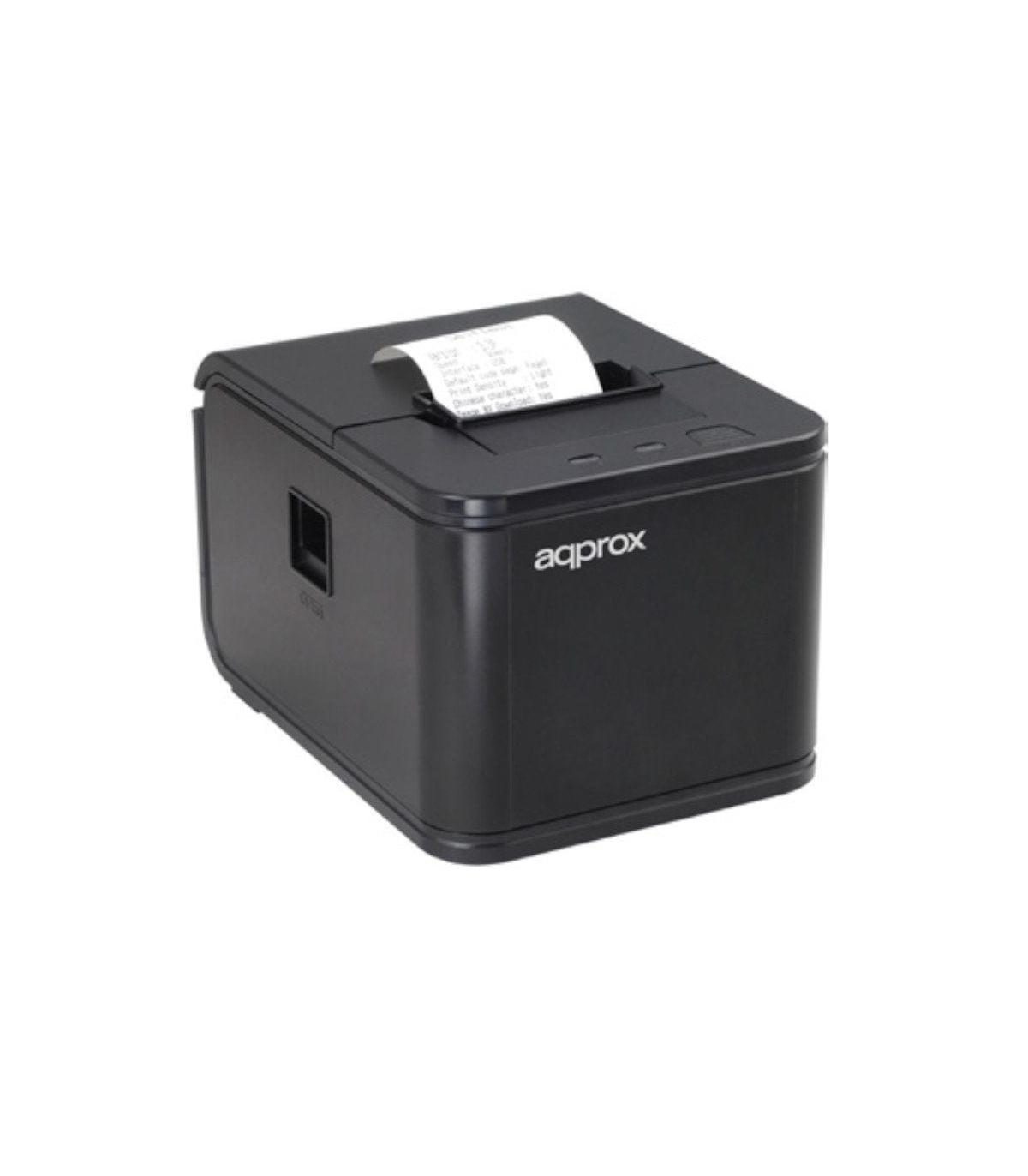 Impresora de Tickets Approx appPOS58AU/ Trmica/ Ancho papel 58mm/ USB/ Negra