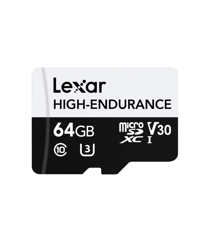 Lexar High-Endurance 64 GB MicroSDXC UHS-I Clase 10