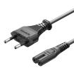 Vention Cable Alimentación Forma 8 ZCLBAC  CEE7 16 Macho - C7 Hembra  1.8m