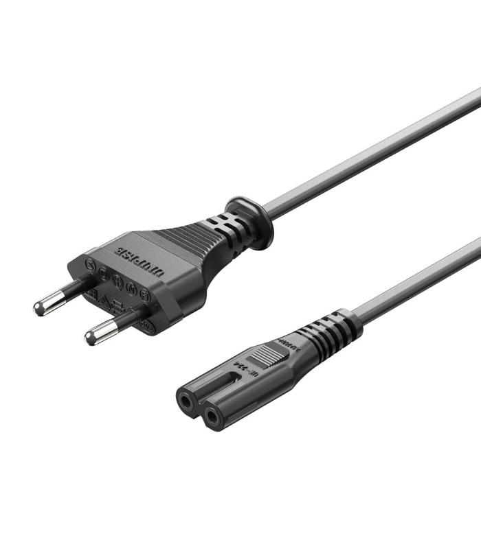Vention Cable Alimentación Forma 8 ZCLBAC  CEE7 16 Macho - C7 Hembra  1.8m