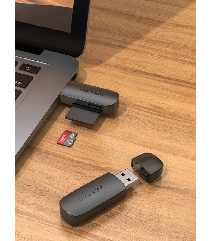 Vention Lector de Tarjetas Externo CLFB0  USB 3.0