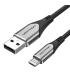Vention Cable USB 2.0 3A COAHG  USB Macho - MicroUSB Macho  1.5m  Gris