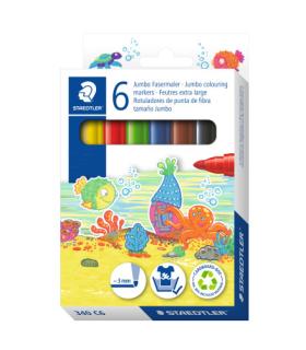 ESTUCHE DE CARTN 6 ROTULADORES GRUESOS NORIS 340 COLORES SURTIDOS STAEDTLER 340 C6