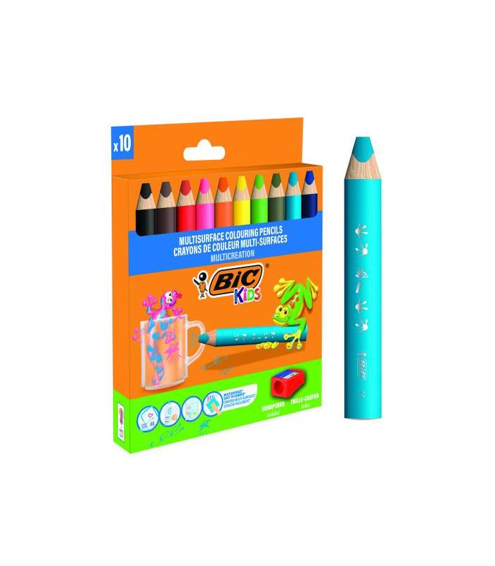 ESTUCHE LAPICES MULTISUPERFICIE BLISTER 10UDS BIC 515276