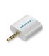 Vention Adaptador Audio BDAW0  Jack 3.5 Macho - 2x Jack 3.5 Hembra  Blanco