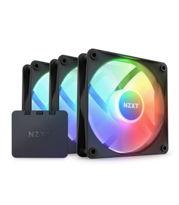 NZXT F120 RGB Core Triple Pack Carcasa del ordenador Ventilador 12 cm Negro 3 pieza(s)