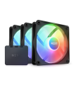 NZXT F120 RGB Core Triple Pack Carcasa Del Ordenador Ventilador 12 Cm Negro 3 Pieza(s)