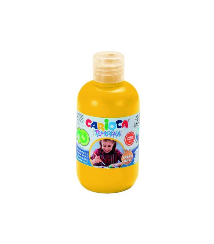 BOTELLA TEMPERA 250 ML. AMARILLO CARIOCA 40424/03