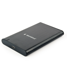 CARCASA DISCO DURO GEMBIRD HDD  SATA  USB TIPO C 3.1 NEGRO ALUMINIO