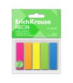 BLISTER 125 MARCAPAGINAS NEON 12X45MM 5 COLORES ERICH KRAUSE 61558