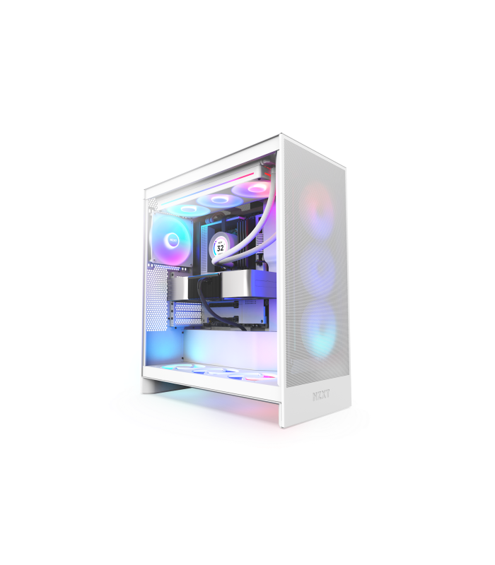 NZXT H7 Flow RGB Midi Tower Blanco