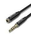 Vention Cable Estéreo BHCBI/ Jack 3.5 Macho - Jack 3.5 Hembra/ 3m/ Negro
