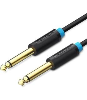 Cable Mono Vention BAABG/ Jack 6.5 Macho - Jack 6.5 Macho/ 1.5m/ Negro