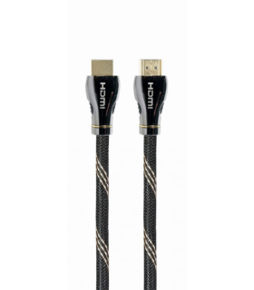 CABLE HDMI 2.1 8K 60HZ GEMBIRD CCBP-HDMI8K-3M PREMIUM TRENZADO ETHERNET 3M NEGRO