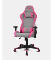 DRIFT DR90 PRO Silla Para Videojuegos De PC Asiento Acolchado Gris, Rosa