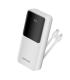 Powerbank 20000mAh Vention FHPW0/ 22.5W/ Blanca/ Incluye Cable USB TIpo-C y Lightning