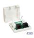 Nanocable - Roseta de superficie RJ45 CAT.6 UTP 2 tomas - color BLANCO