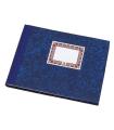 LIBRO DE CARTON RAYADO HORIZONTAL AZUL 1/4 APAISADO 100 HOJAS  DOHE 09961