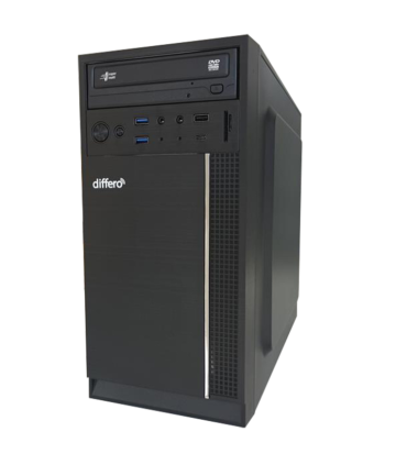 PC DIFFERO V15 I3 12100 8GB SSD 500 NVME DVD HPA3 USC-C TRASERO