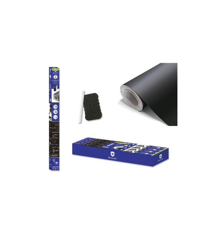 Bismark Pizarra Negra Adhesiva C/ Tiza & Borrador