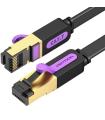 Cable De Red RJ45 SFTP Vention ICDBD Cat7/ 50cm/ Negro