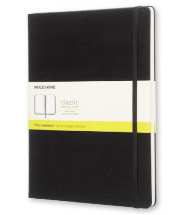 LIBRETA CLASICA TAPA DURA NEGRA XL (19X25CM) LISA MOLESKINE QP092