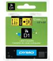 CINTA ROTULADORA D1 12MMX7M NEGRO/AMARILLO DYMO S0720580