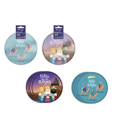 PACK 10 UDS PLATOS REYES MAGOS 23 CM BISMARK 332883
