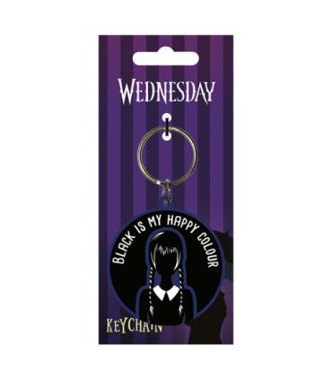 LLAVERO GOMA NEGRO MY HAPPY COLOUR WEDNESDAY PYRAMID REDSTRING RK39475C