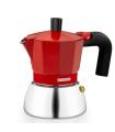 Cafetera Italiana Monix Induction Inox M863109/ 9 Tazas/ Roja