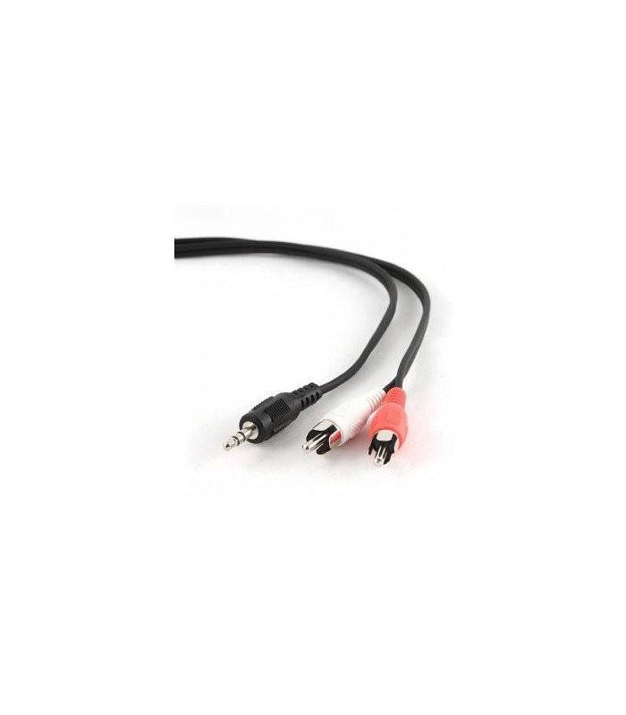 CABLE AUDIO GEMBIRD CONECTOR 3,5MM A RCA 1,5M