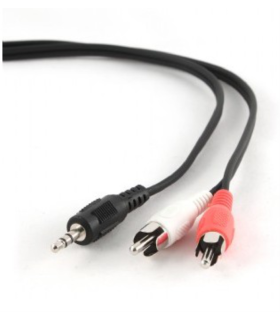 CABLE AUDIO GEMBIRD CONECTOR 3,5MM A RCA 5M
