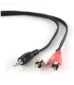 CABLE AUDIO GEMBIRD CONECTOR 3,5MM A RCA 5M